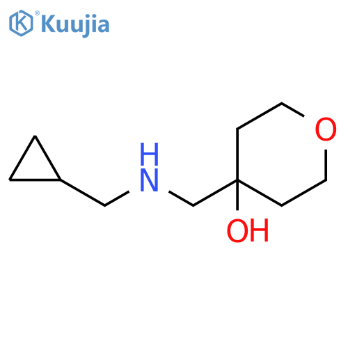 4-{(Cyclopropylmethyl)aminomethyl}oxan-4-ol structure