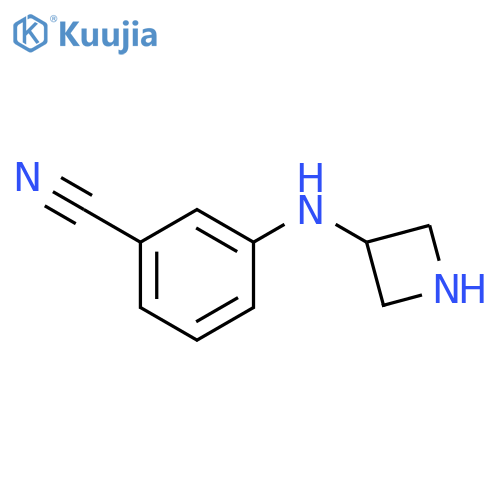3-(azetidin-3-yl)aminobenzonitrile structure