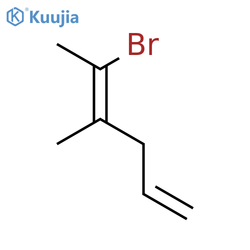 1,4-Hexadiene, 5-bromo-4-methyl-, (Z)- structure