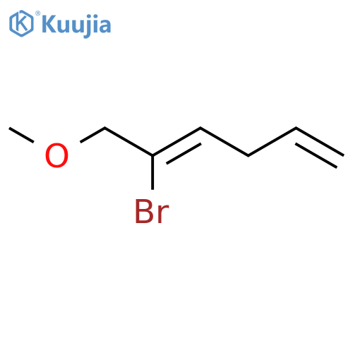 1,4-Hexadiene, 5-bromo-6-methoxy-, (Z)- structure