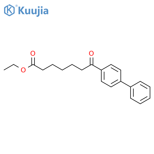 Ethyl 7-(4-biphenyl)-7-oxoheptanoate structure