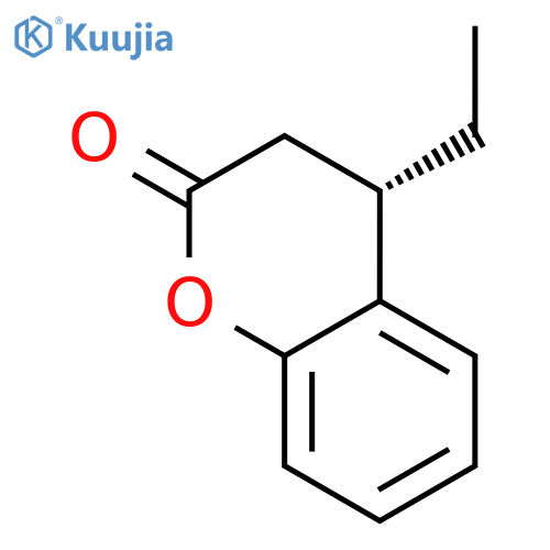2H-1-BENZOPYRAN-2-ONE, 4-ETHYL-3,4-DIHYDRO-, (S)- structure