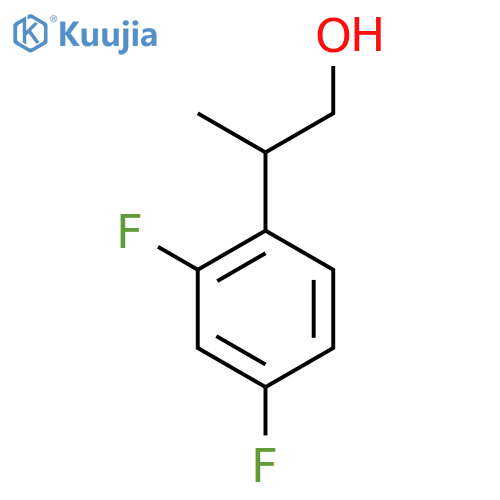 2-(2,4-difluorophenyl)propan-1-ol structure