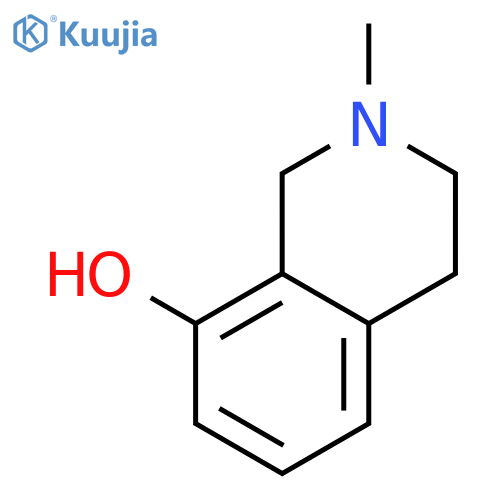2-methyl-1,2,3,4-tetrahydroisoquinolin-8-ol structure