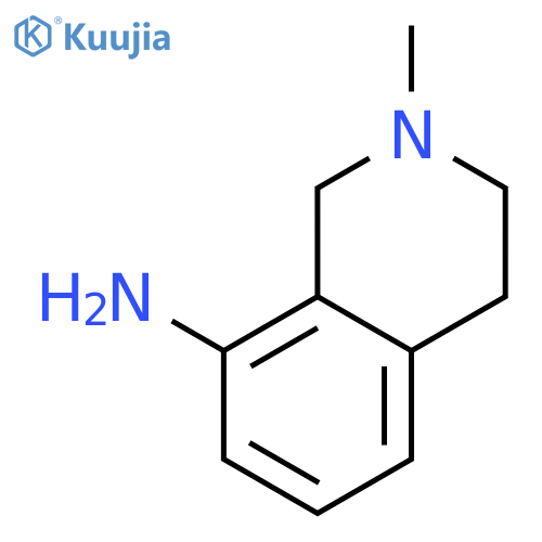 1,2,3,4-tetrahydro-2-methyl-8-Isoquinolinamine structure