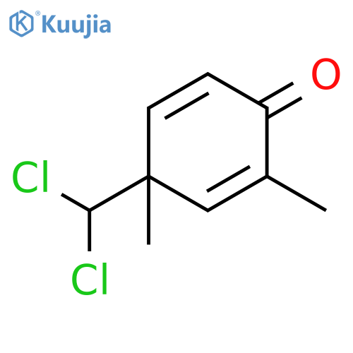 2,5-Cyclohexadien-1-one,4-(dichloromethyl)-2,4-dimethyl- structure
