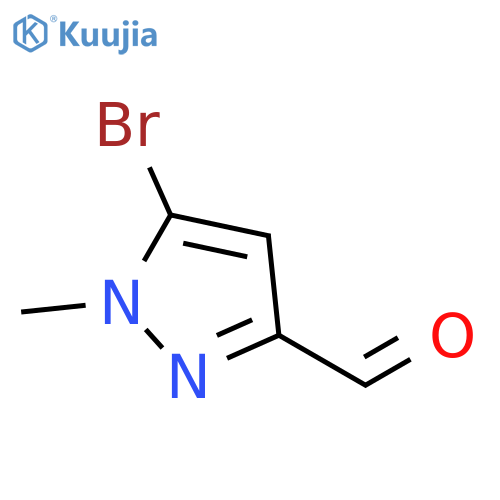 1H-Pyrazole-3-carboxaldehyde, 5-bromo-1-methyl- structure