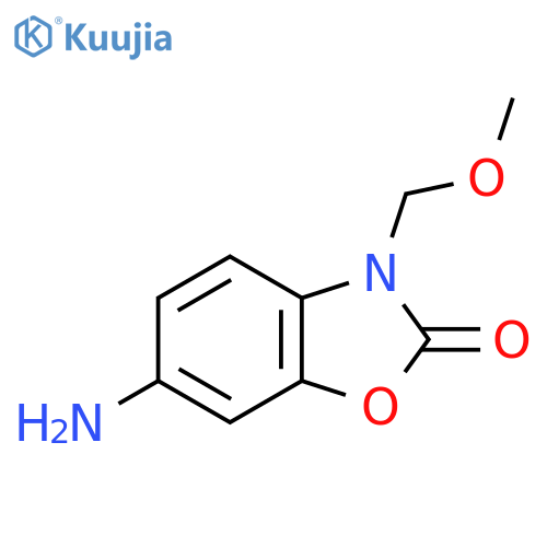 6-Amino-3-(methoxymethyl)-2,3-dihydro-1,3-benzoxazol-2-one structure