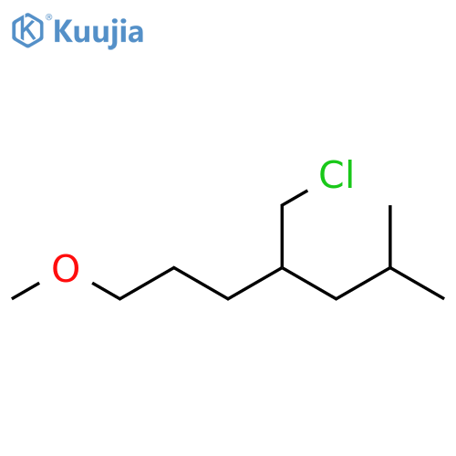 Heptane, 4-(chloromethyl)-1-methoxy-6-methyl- structure