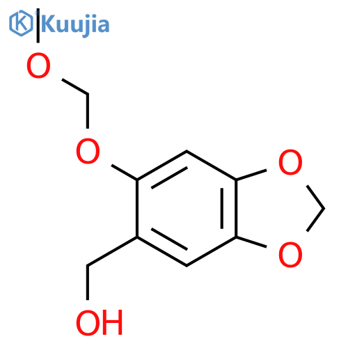 6-(methoxymethoxy)-1,3-dioxaindan-5-ylmethanol structure