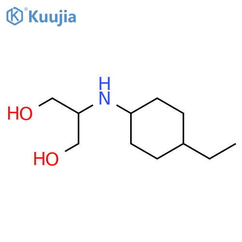 2-(4-ethylcyclohexyl)aminopropane-1,3-diol structure