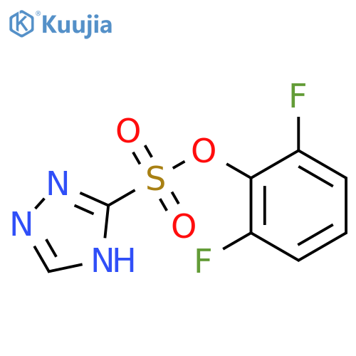 1H-1,2,4-Triazole-3-sulfonic acid, 2,6-difluorophenyl ester structure