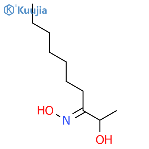 3-DECANONE, 2-HYDROXY-, OXIME structure