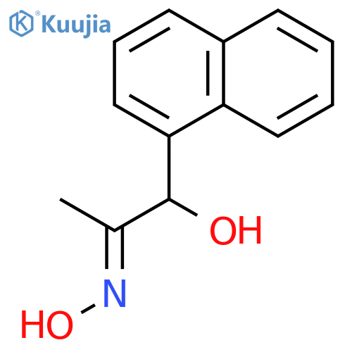 2-Propanone, 1-hydroxy-1-(1-naphthalenyl)-, oxime structure