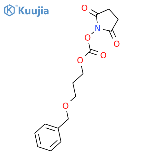2,5-Pyrrolidinedione, 1-[[[3-(phenylmethoxy)propoxy]carbonyl]oxy]- structure
