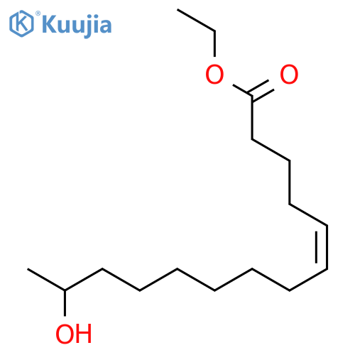 5-Tetradecenoic acid, 13-hydroxy-, ethyl ester, (Z)-(±)- structure