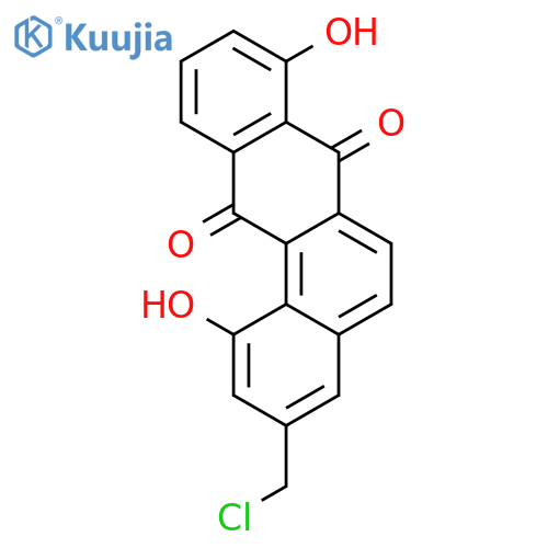 Benz[a]anthracene-7,12-dione, 3-(chloromethyl)-1,8-dihydroxy- structure