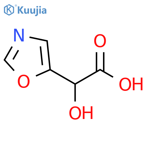2-hydroxy-2-(1,3-oxazol-5-yl)acetic acid structure