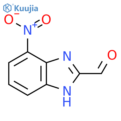 2-Formyl-7-nitro-1H-benzimidazole structure