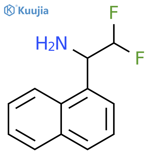 2,2-difluoro-1-(naphthalen-1-yl)ethan-1-amine structure