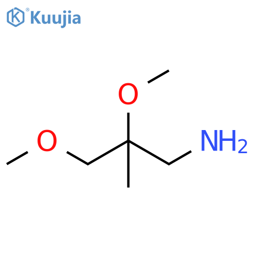 2,3-dimethoxy-2-methylpropan-1-amine structure