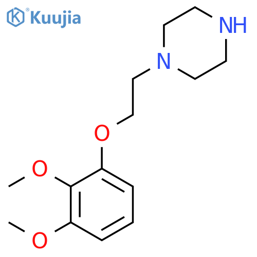 Piperazine, 1-[2-(2,3-dimethoxyphenoxy)ethyl]- structure
