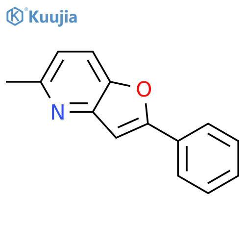 5-methyl-2-phenylfuro[3,2-b]pyridine structure