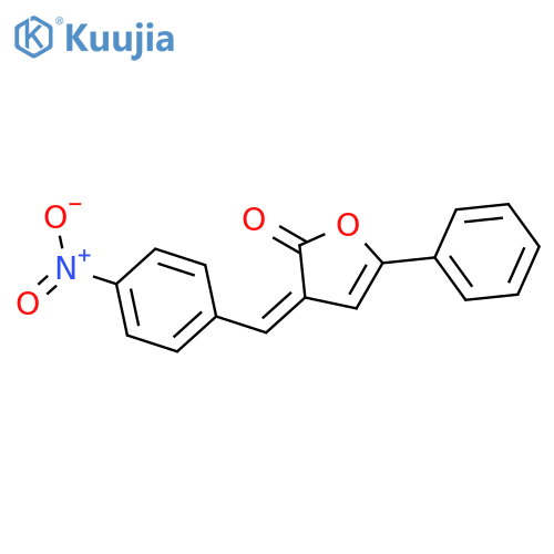 2(3H)-FURANONE, 3-[(4-NITROPHENYL)METHYLENE]-5-PHENYL-, (E)- structure