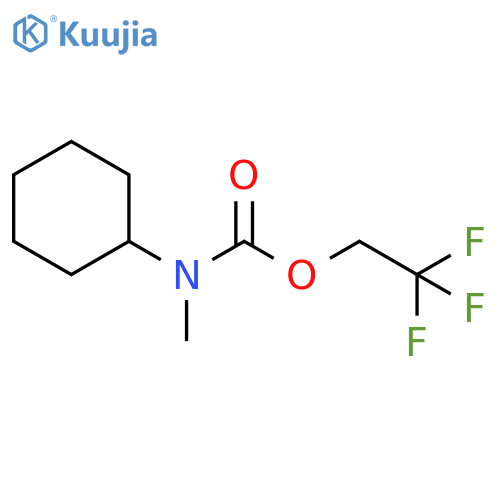 2,2,2-trifluoroethyl N-cyclohexyl-N-methylcarbamate structure