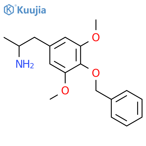 Benzeneethanamine, 3,5-dimethoxy-a-methyl-4-(phenylmethoxy)- structure