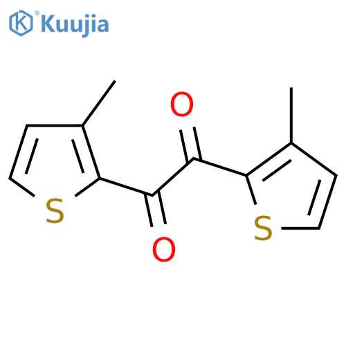 Ethanedione,bis(3-methyl-2-thienyl)- (9CI) structure