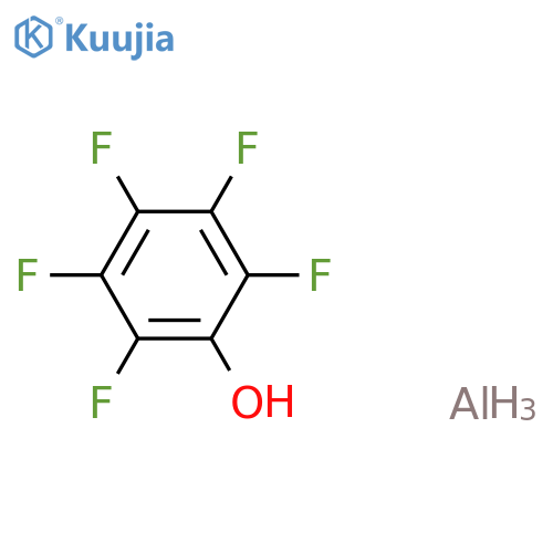 Phenol, 2,3,4,5,6-pentafluoro-, aluminum salt (3:1) structure