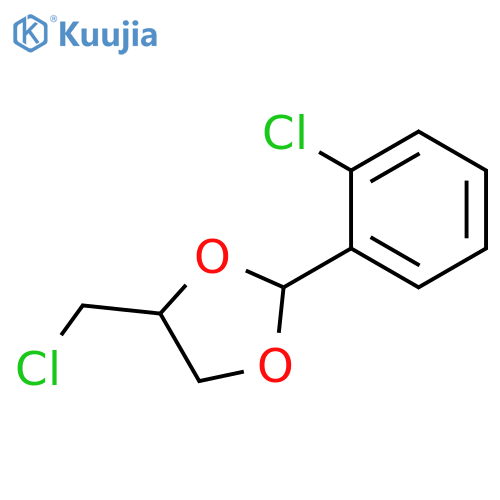 1,3-Dioxolane, 4-(chloromethyl)-2-(2-chlorophenyl)- structure