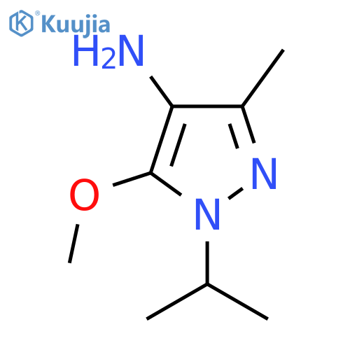 5-Methoxy-3-methyl-1-(propan-2-yl)-1h-pyrazol-4-amine structure