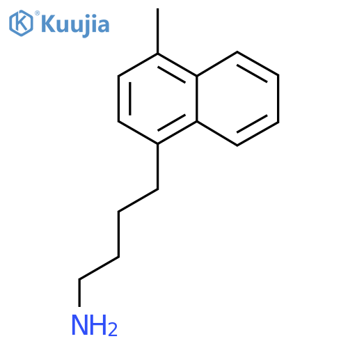 4-(4-Methylnaphthalen-1-yl)butan-1-amine structure