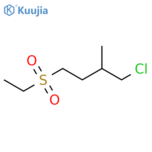 1-Chloro-4-ethylsulfonyl-2-methylbutane structure