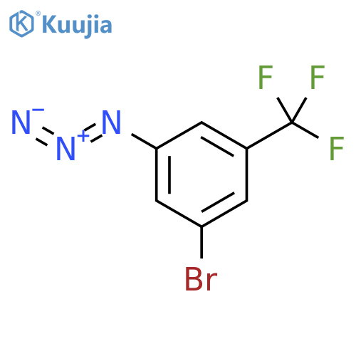 1-azido-3-bromo-5-(trifluoromethyl)benzene structure