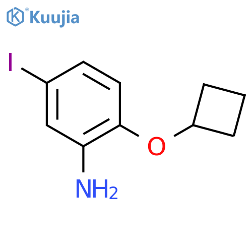 2-Cyclobutoxy-5-iodoaniline structure