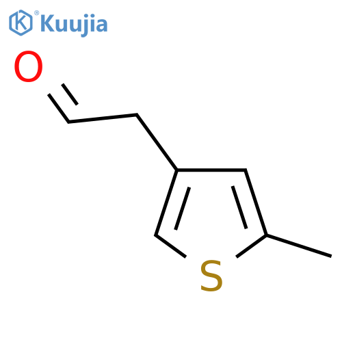 2-(5-Methylthiophen-3-yl)acetaldehyde structure