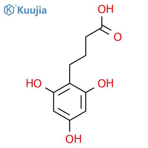 4-(2,4,6-trihydroxyphenyl)butanoic acid structure