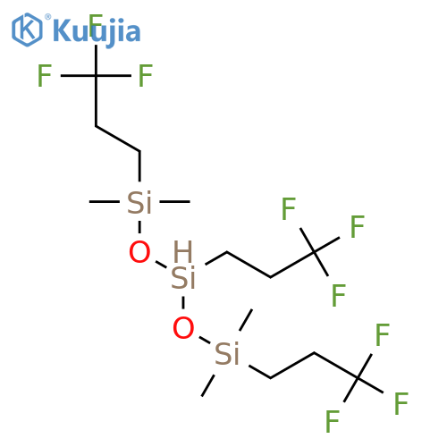 Trisiloxane, 1,1,5,5-tetramethyl-1,3,5-tris(3,3,3-trifluoropropyl)- structure
