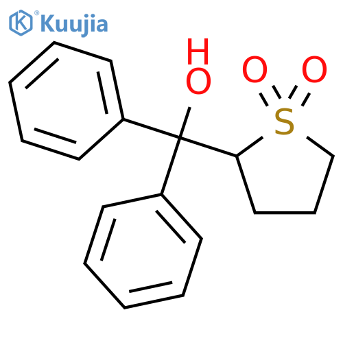 2-Thiophenemethanol,tetrahydro-a,a-diphenyl-, 1,1-dioxide structure