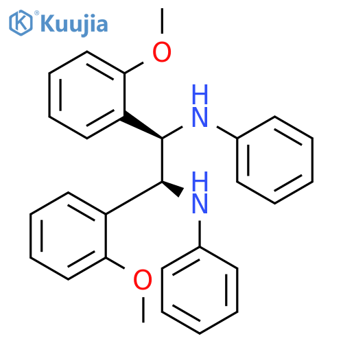 1,2-Ethanediamine, 1,2-bis(2-methoxyphenyl)-N,N'-diphenyl-, (R*,S*)- structure