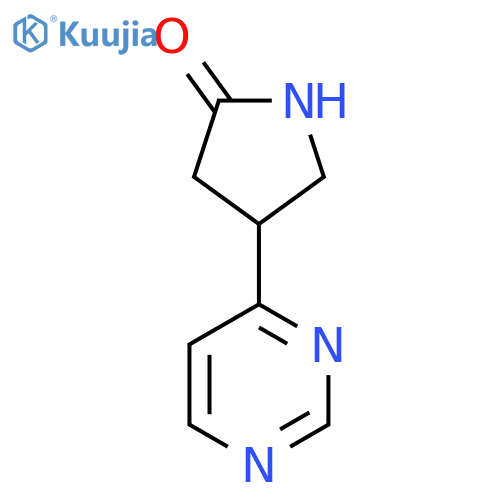 4-(pyrimidin-4-yl)pyrrolidin-2-one structure
