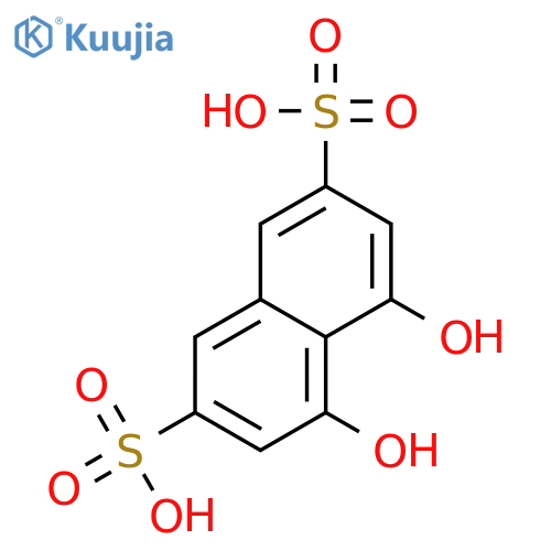 4,5-Dihydroxynaphthalene-2,7-disulfonic acid structure