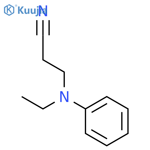 3-(Ethylphenylamino)propanenitrile structure