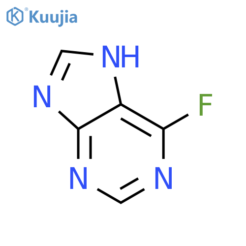 6-Fluoro-7H-purine structure