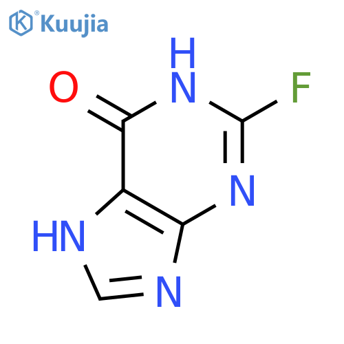 2-fluoro-1,7-dihydro-6H-Purin-6-one structure