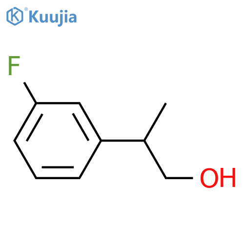 2-(3-fluorophenyl)propan-1-ol structure