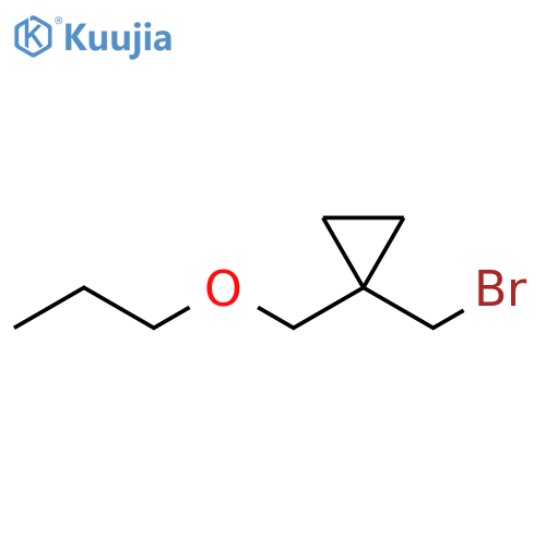 Cyclopropane, 1-(bromomethyl)-1-(propoxymethyl)- structure